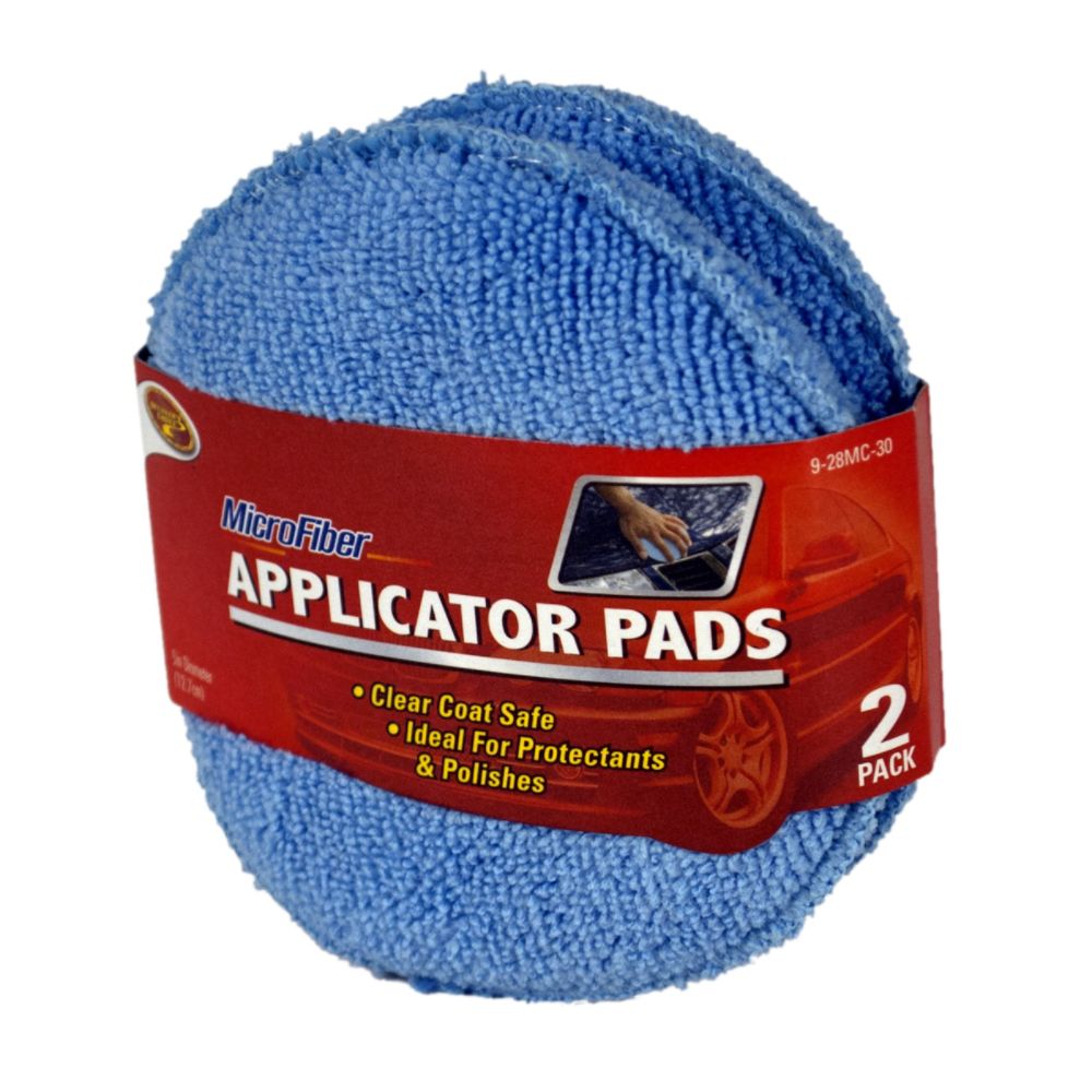 Clean Rite 2PK MICROFIBER APPLICATOR PADS