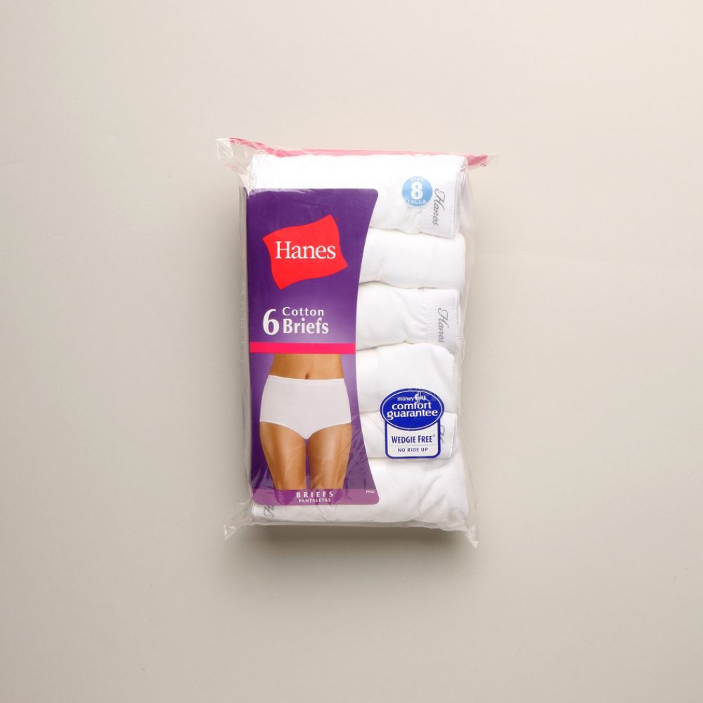 Women’s Underwear 6 Pack Cotton Briefs White at Kmart.com