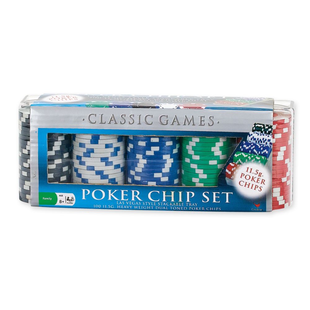 POKER CHIP SET 100 CT 11.5G at Kmart.com