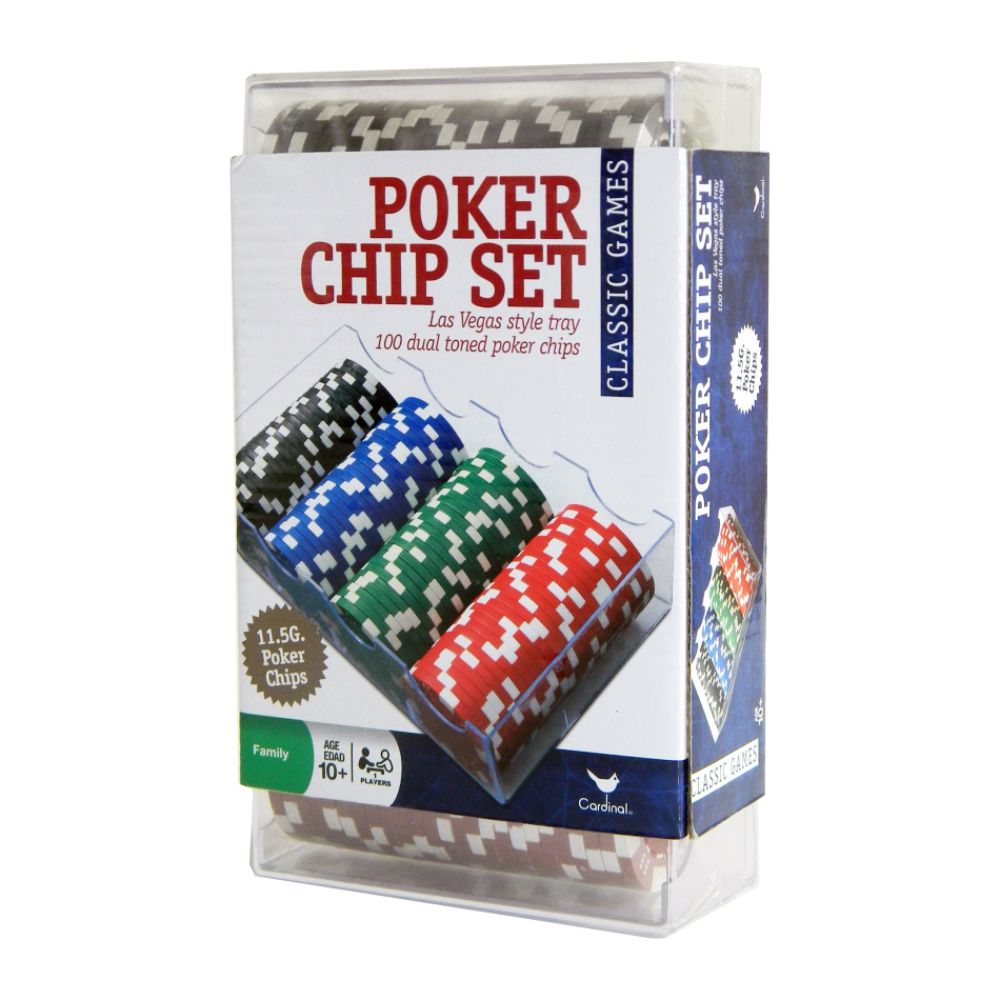 POKER CHIP SET 100 CT 11.5G at Kmart.com
