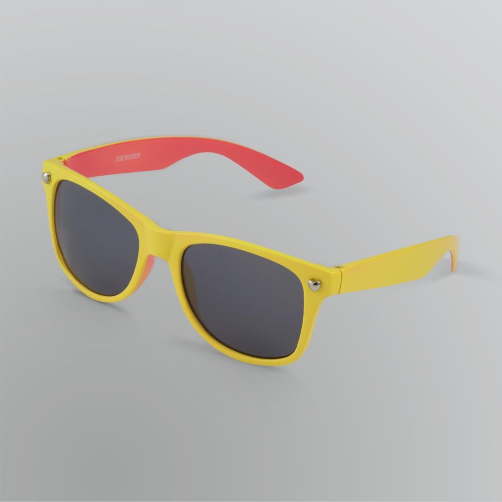 Joe Boxer Women's Neon Yellow & Orange Retro Sunglasses at Kmart.com