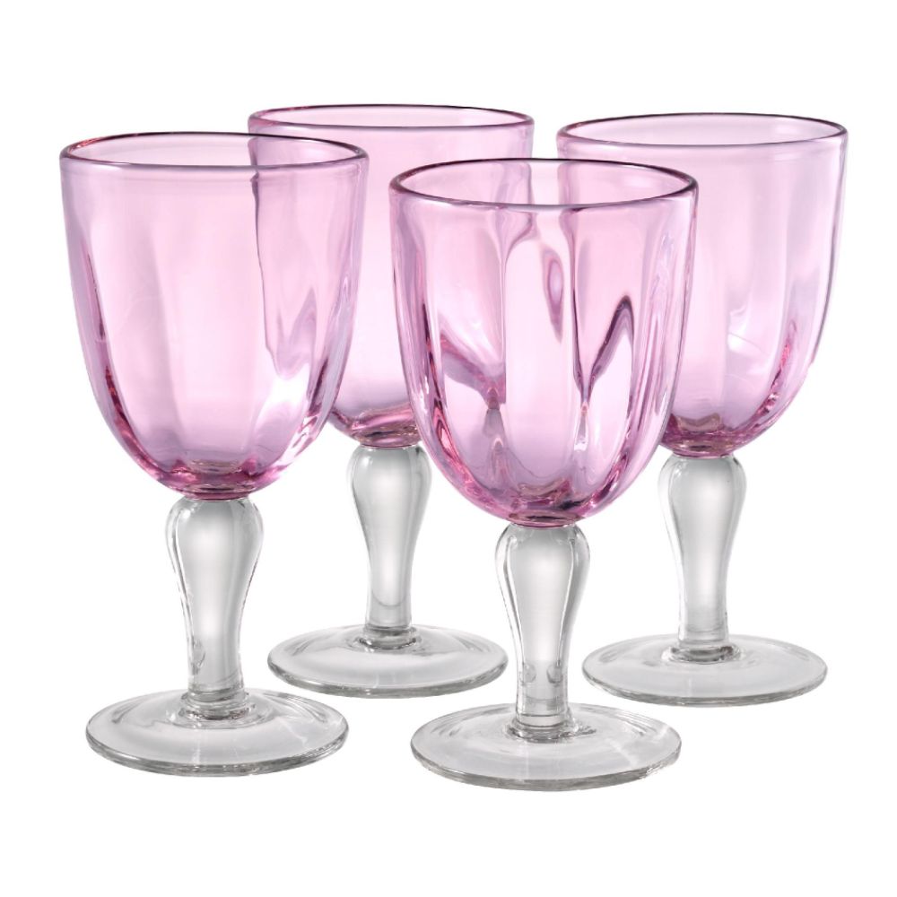 Artland&reg; KASSIE GOBLET, 12 OZ., PINK set/4 at Sears.com