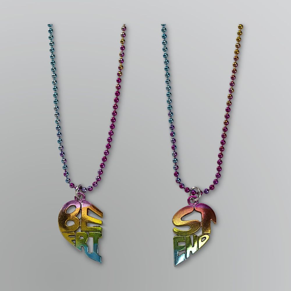 Girl’s Necklace Set of 2 Best Friend Multicolored at Kmart.com