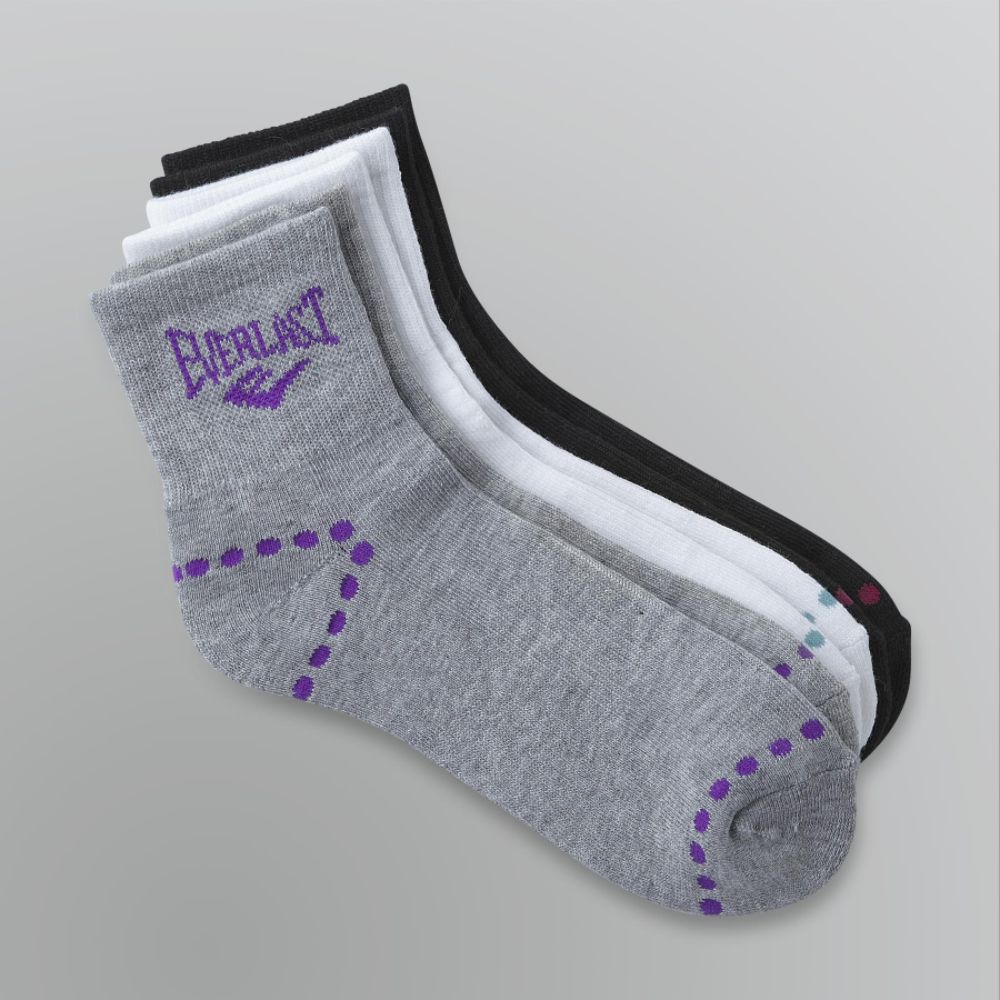 Everlast&reg; Girl's Quarter Socks - 3 Pairs at Sears.com