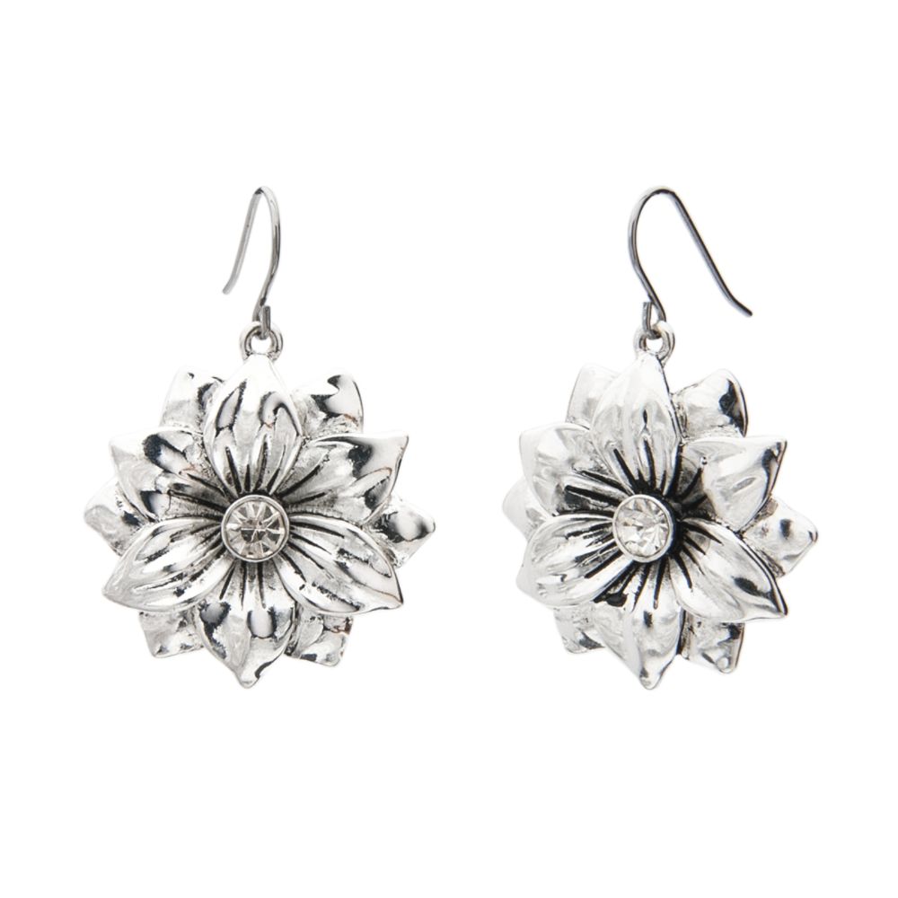 Trifari Women’s Earrings Crystal/Silver at Sears.com