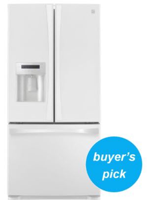 Kenmore Elite 25.0 Cubic Foot French-Door Bottom-Freezer Refrigerator Energy Star&174;