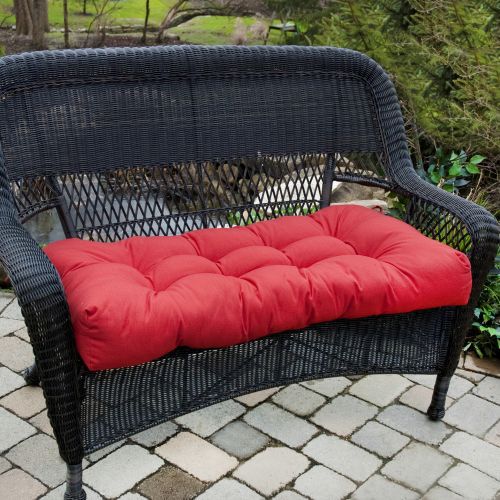 Greendale Home Fashions 42 in. Outdoor Sette Cushion, Salsa at Sears.com