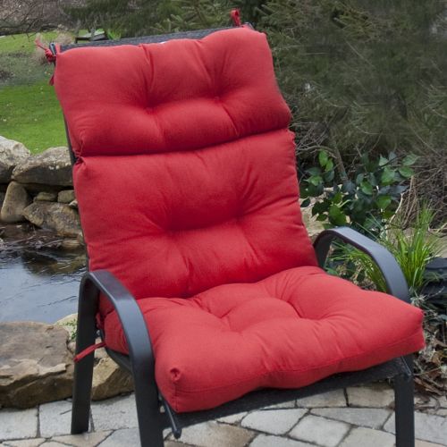 Greendale Home Fashions Outdoor High Back Chair Cushion, Salsa at Sears.com