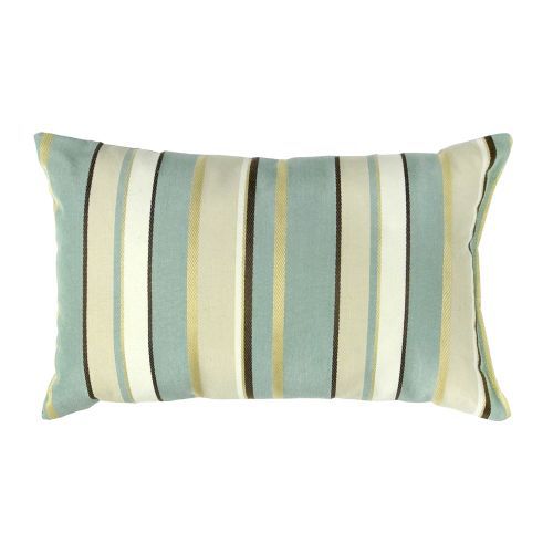Greendale Home Fashions Rectangle Outdoor Accent Pillows, Set of Two, Spa Stripe at Kmart.com