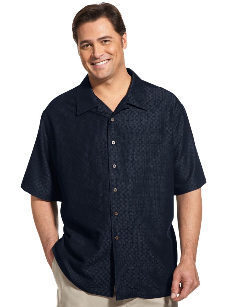 Island Passport Jacquard Camp Shirt at Sears.com