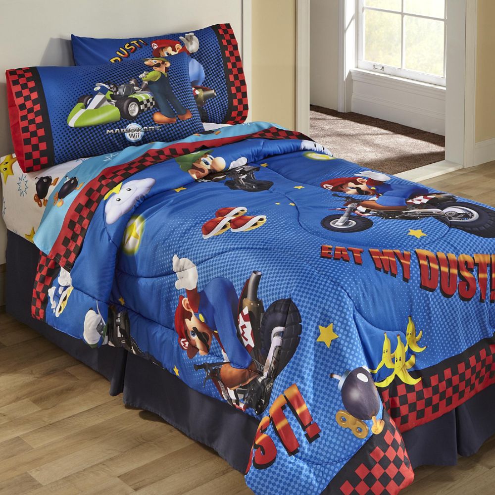 Kids Super Mario Bedding on Nintendo Super Mario Comforter