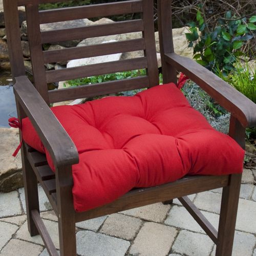 Greendale Home Fashions 23 in. Outdoor Dining Cushion, Salsa at Sears.com