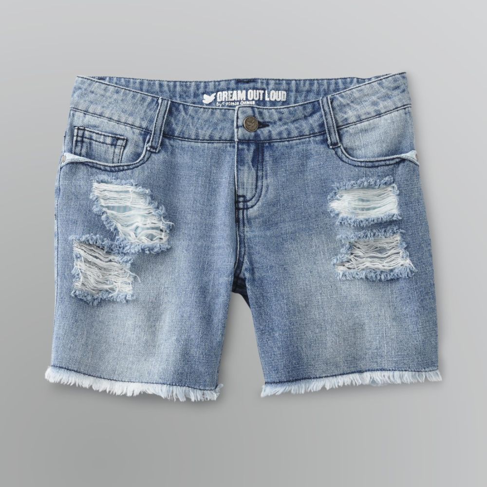 Dream Out Loud by Selena Gomez Women’s Shorts 5” Bleach Pigment Dye Denim at Kmart.com