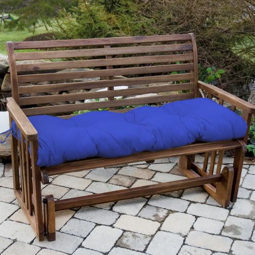 Greendale Home Fashions 54 in. Outdoor Bench Cushion, Marine Blue at Sears.com