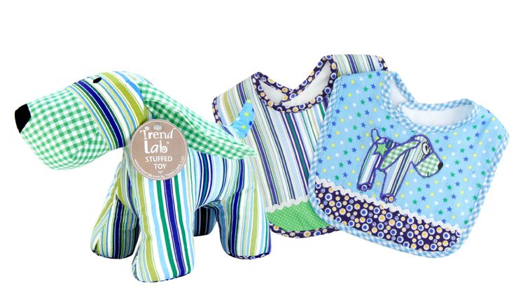Trend-Lab APPLE BERRY BIB AND BUDDY SET
