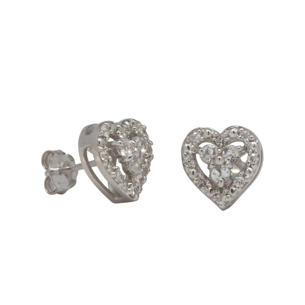 White Topaz and Lab Created White Sapphire Earrings at Kmart.com
