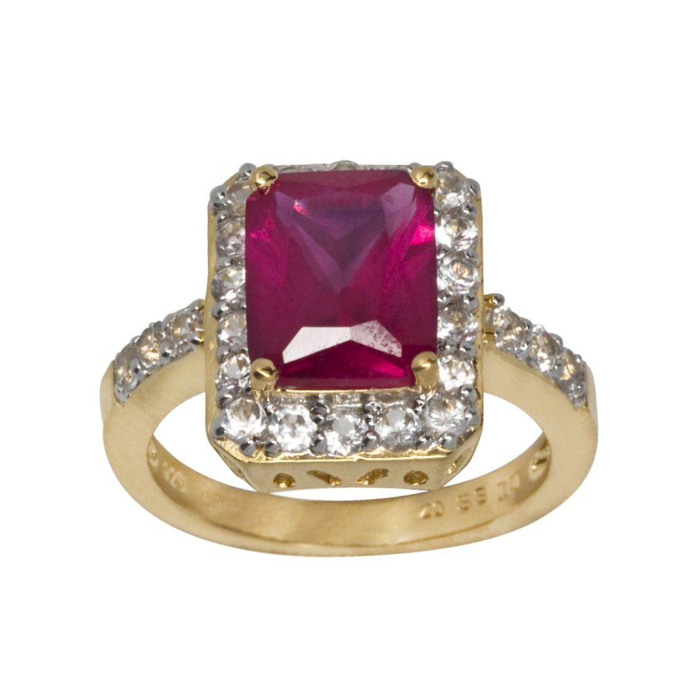 Lab Created Ruby and Lab Created White Sapphire Ring at Kmart.com