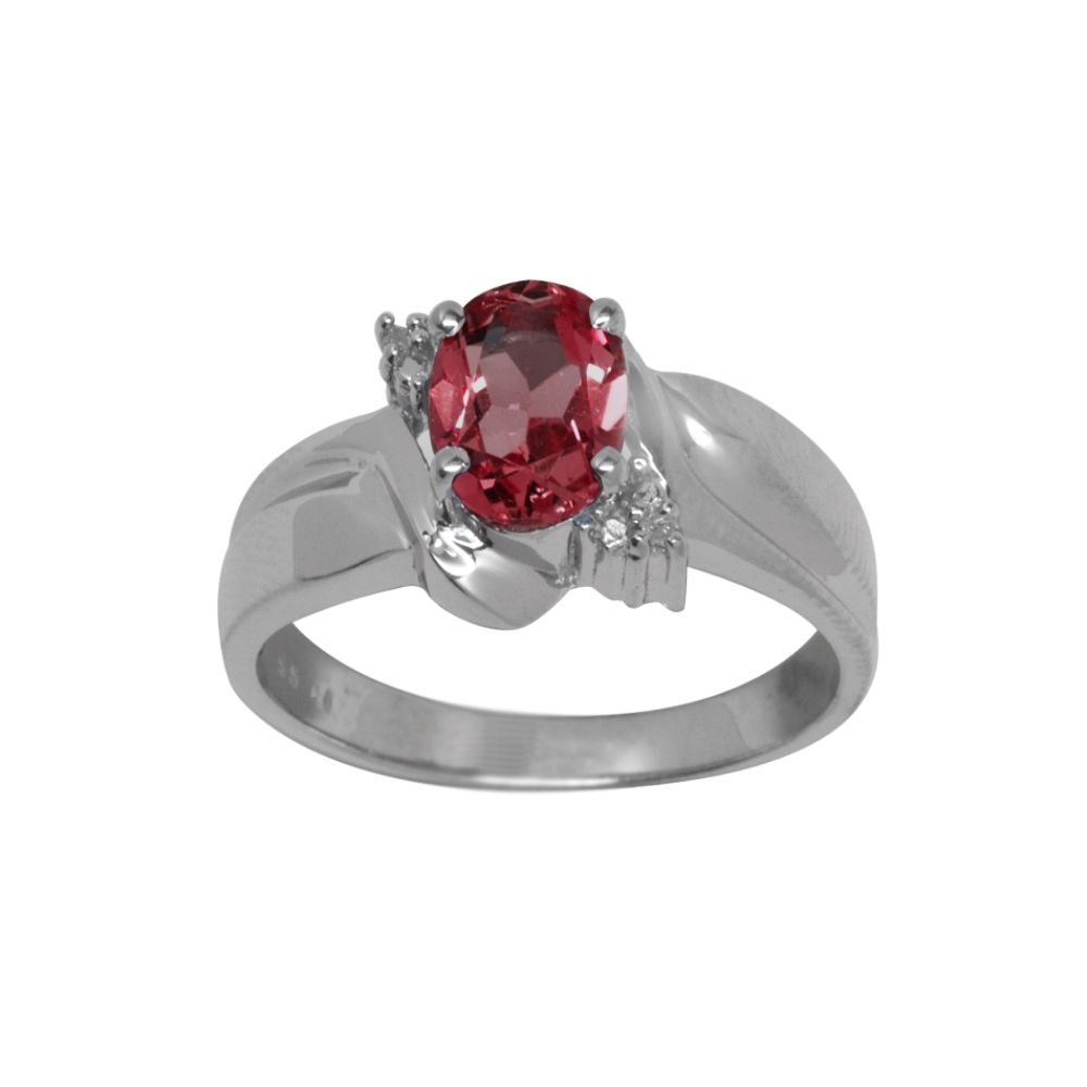Lab Created Ruby and Diamond Accent Ring at Kmart.com