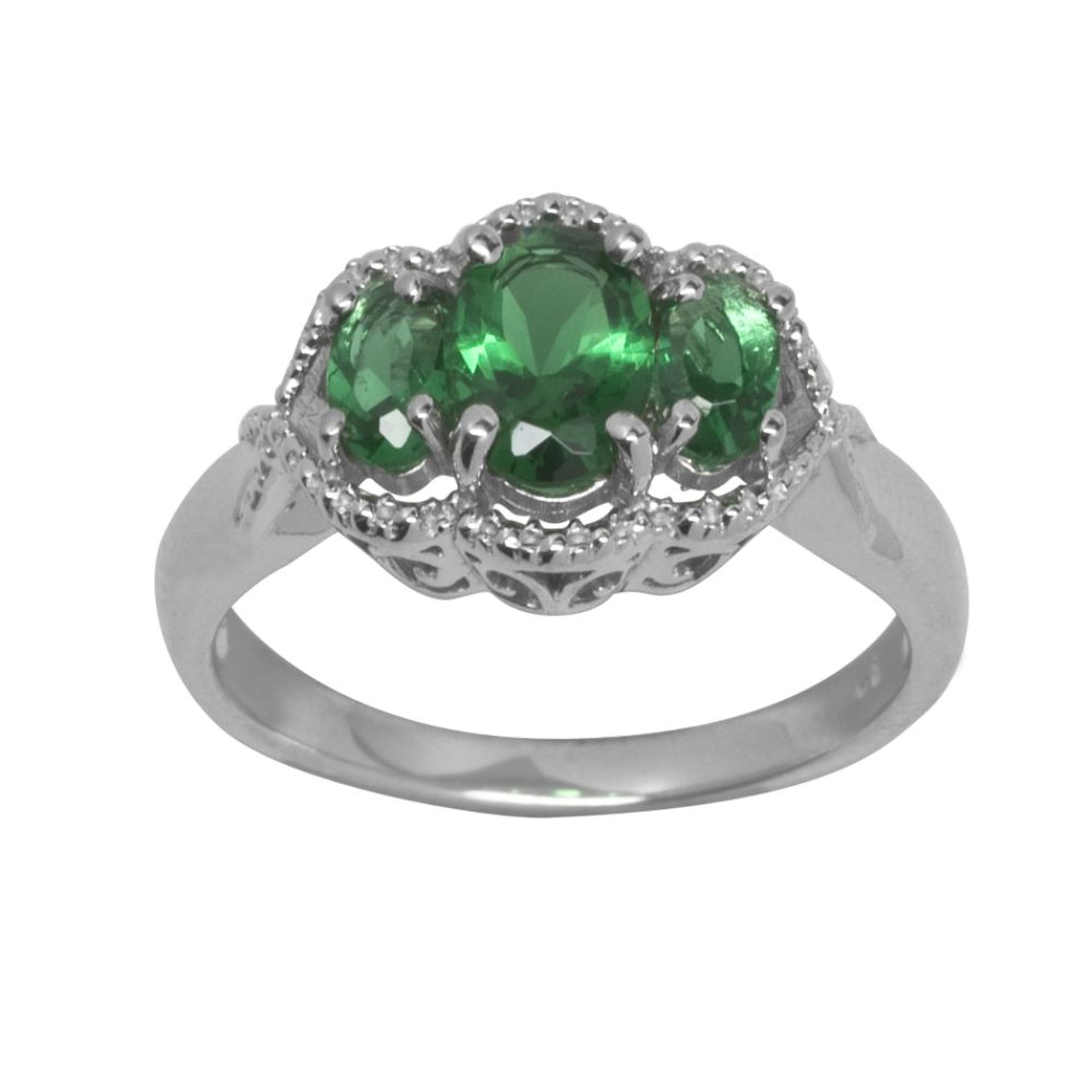 Lab Created Emerald Ring at Kmart.com