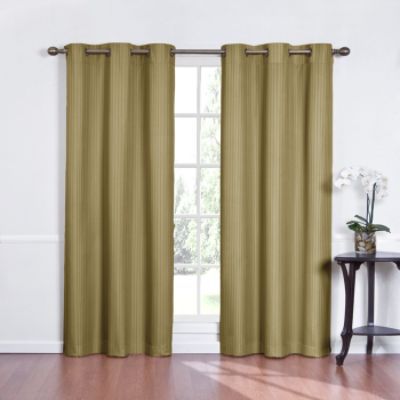 Eclipse Curtains Kent Grommet Thermapanel Solid Color Stripe Thermaback at Sears.com