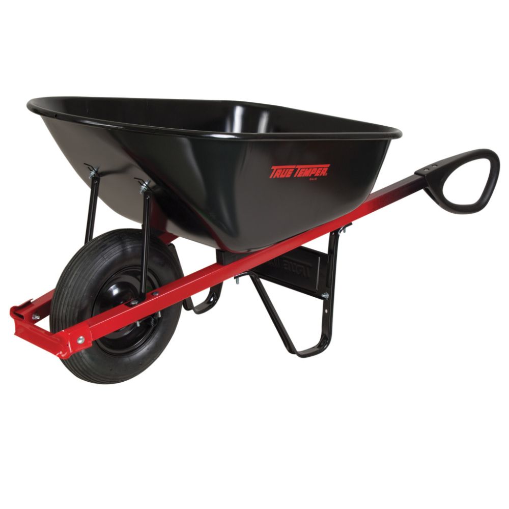 Ames 6-Cubic Foot Total Control Wheelbarrow with Steel Tray at Kmart.com