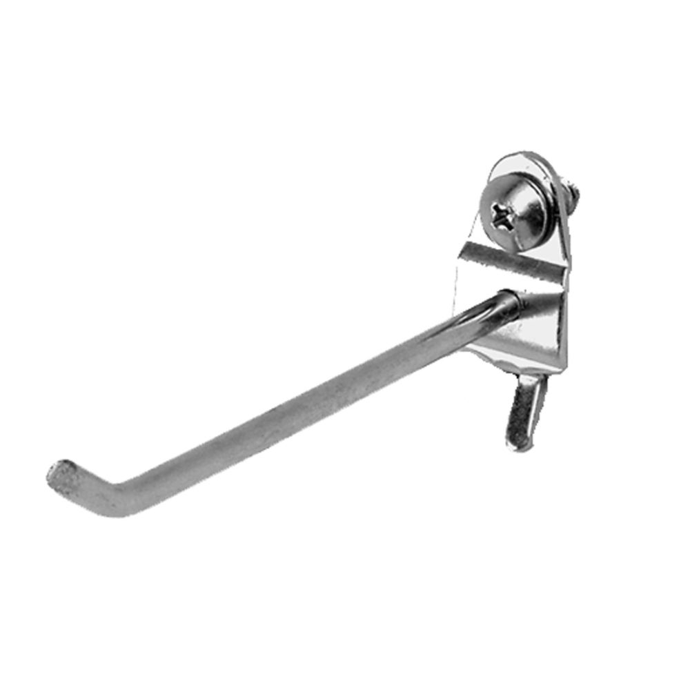 4 In. Single Rod 30 Degree Bend 3/16 In. Dia. Zinc Plated Steel Pegboard
