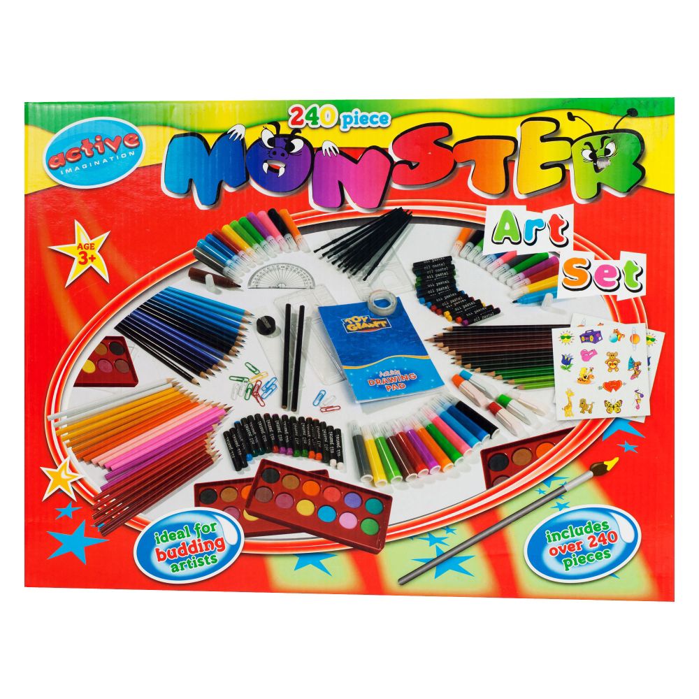 Trademark Global 240 Piece Monster Art Set at Kmart.com