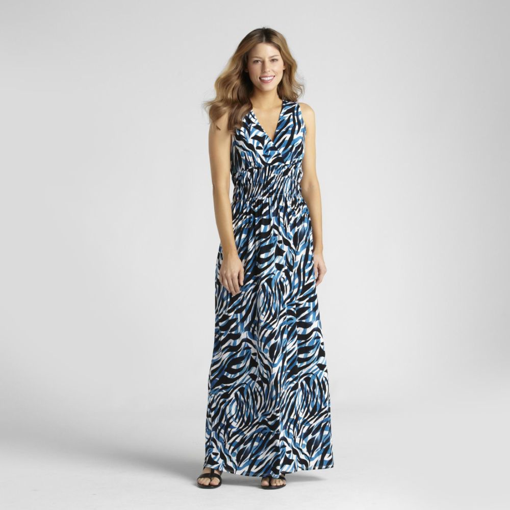 Epilogue Women's Zebra Swirl Print Maxi Dress at Sears.com