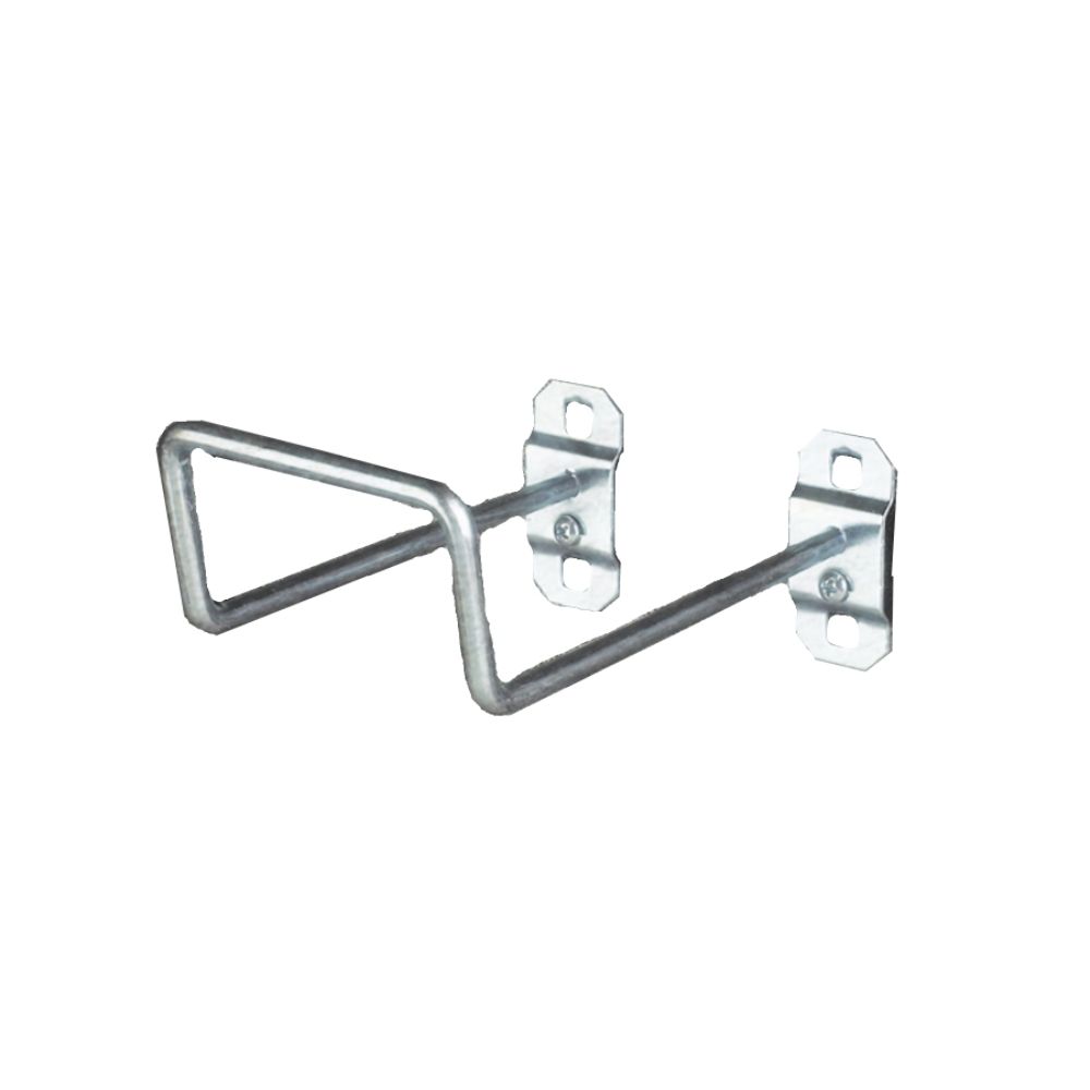 LocHook&nbsp; 8 In. 30 Degree Bend 2-3/4 In. I.D. Zinc Plated Steel Double