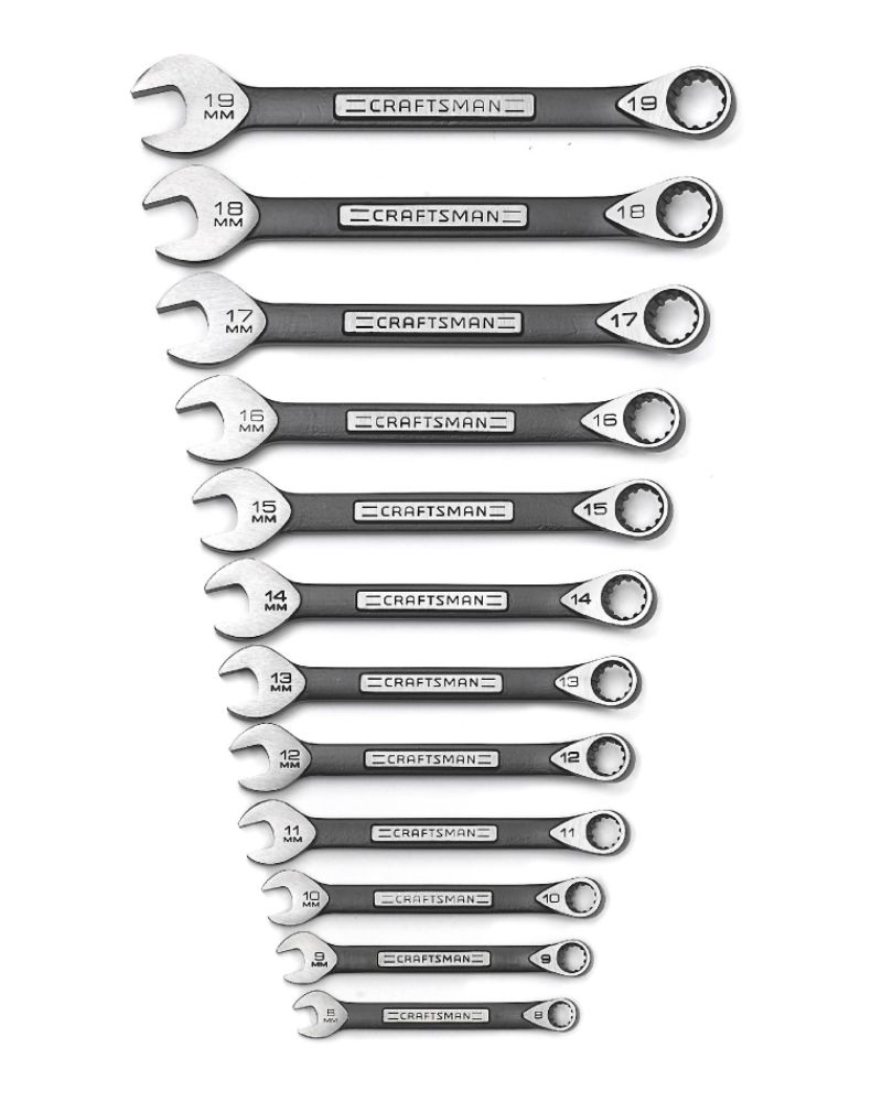 Craftsman&nbsp; 12 pc. Metric Universal Wrench Set