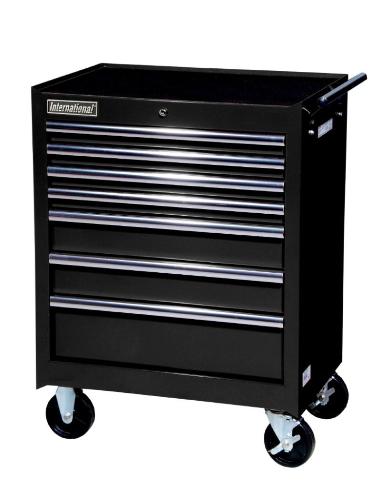 International 27" 7-Drawer Roller Cabinet Black at Kmart.com