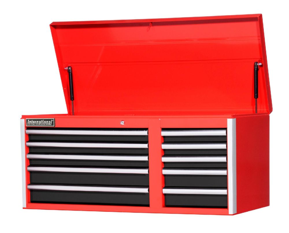 International 42" 10-Drawer Top Chest Red/Black at Kmart.com