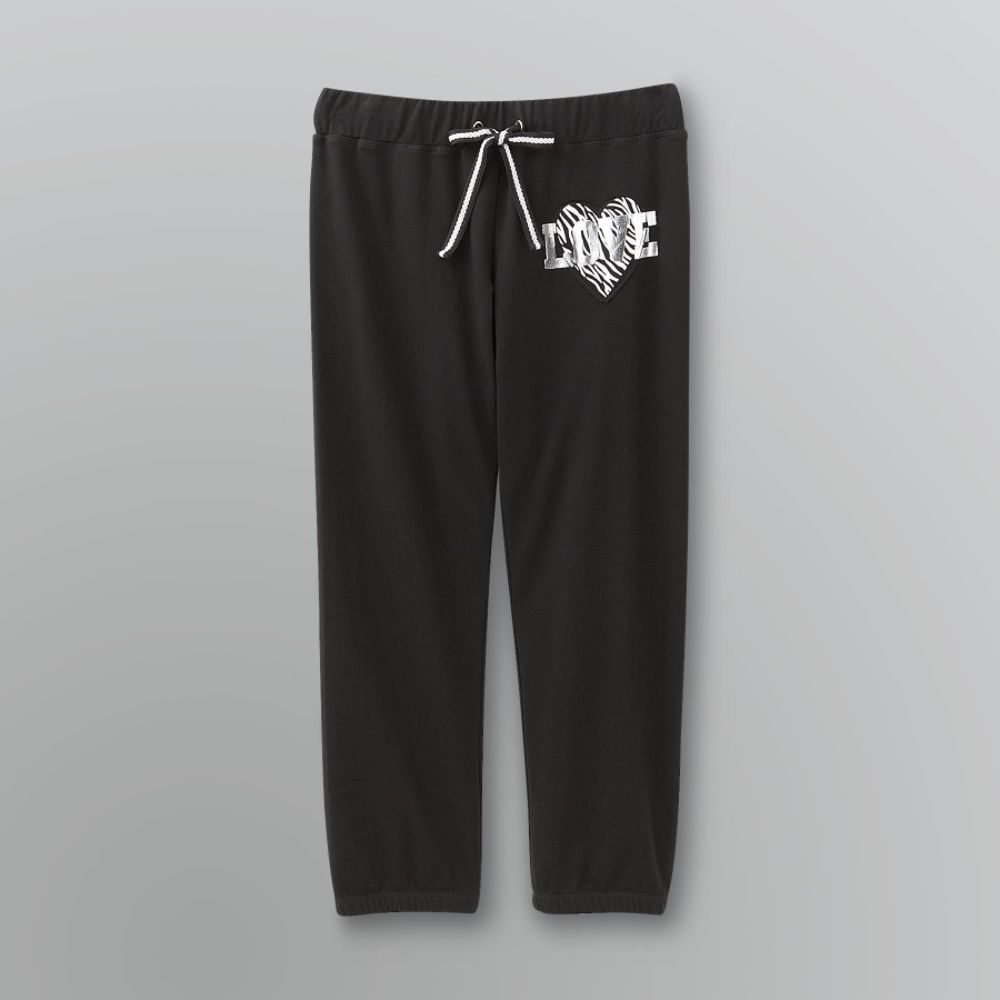 Joe Boxer Women's Leopard Fleur-de-Lis Roll Cuff Capri Pants at Sears.com