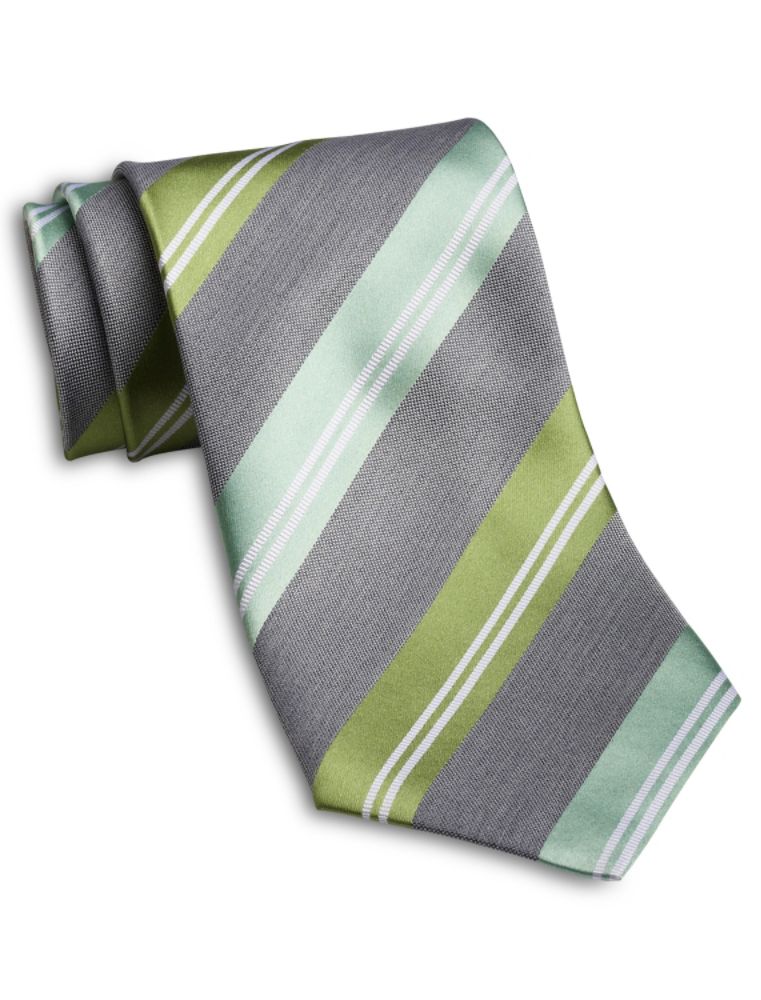Geoffrey Beene Wide Stripe Silk Tie at Kmart.com