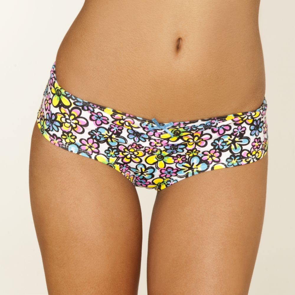 Joe Boxer Women’s Junior’s Hipster with Ruching Flower Power at Kmart.com