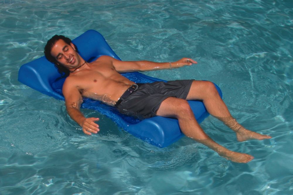 Swim Time Blue Aqua Hammock Swimming Pool Float at Kmart.com