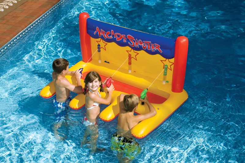 Swim Time Arcade Shooter Inflatable Swimming Pool Toy