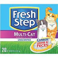 Fresh Step Multi-Cat, Unscented, 20 lb at Kmart.com