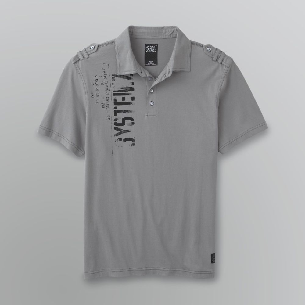 Point Zero Young Men's Graphic Military Polo Shirt at Sears.com