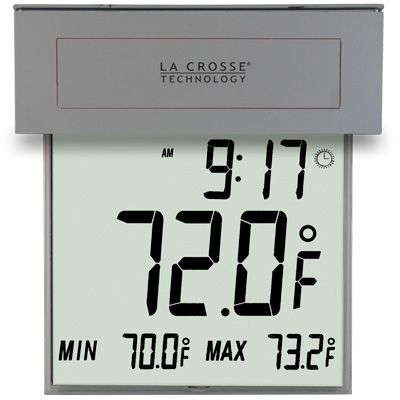 La Crosse Technology 306-605 Solar Window Outdoor Thermometer at Kmart.com