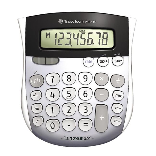 Texas Instruments TI-1795SV Calculator with Tax Key at Kmart.com