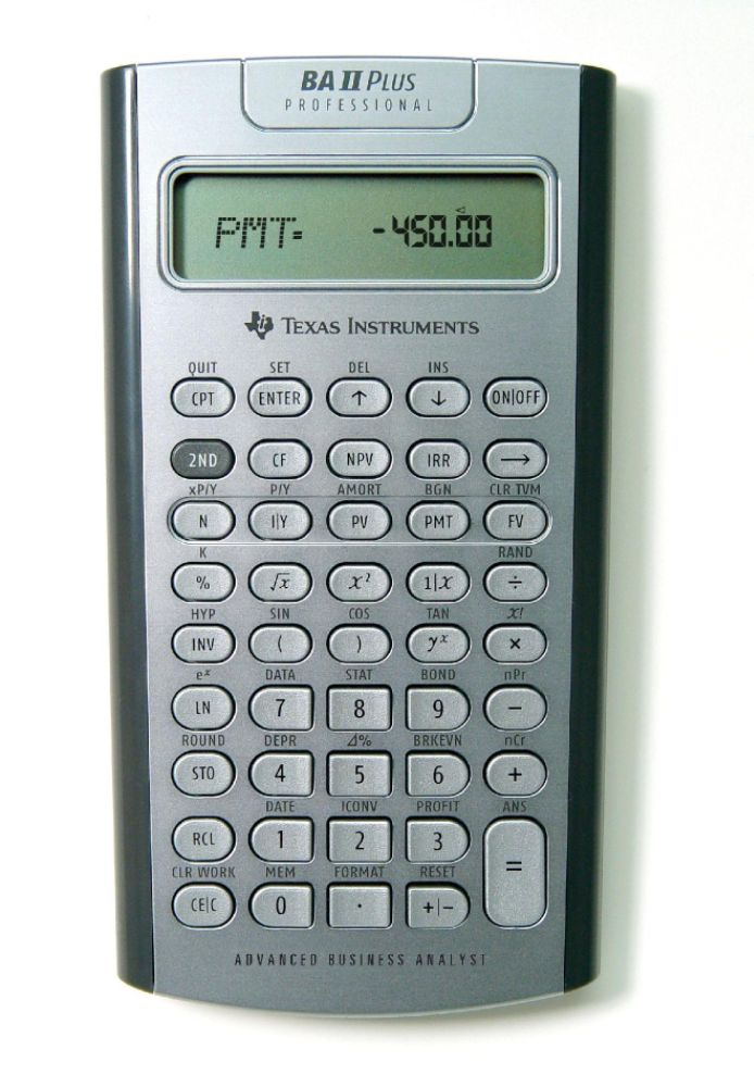 Texas Instruments BA II Plus Professional Financial Calculator at Kmart.com