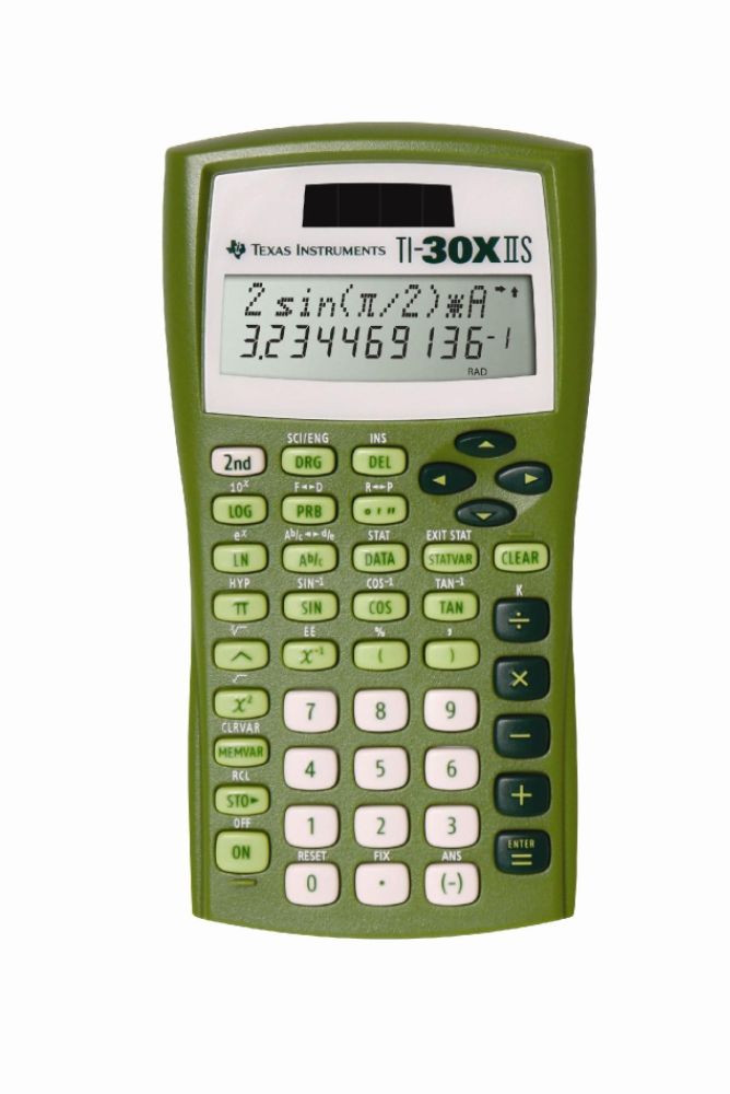 Texas Instruments TI30XIIS Calculator - Lime Green at Kmart.com