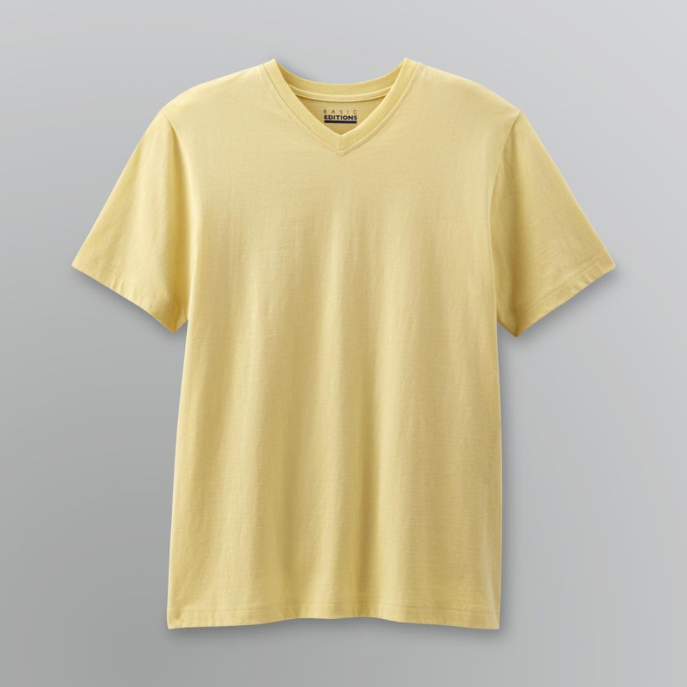 Basic Editions Men's Big & Tall V-Neck T-Shirt