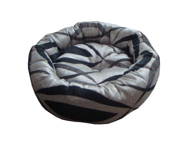Anima Silver and Black Print Donut Bed Large - 28" x 8" at Kmart.com