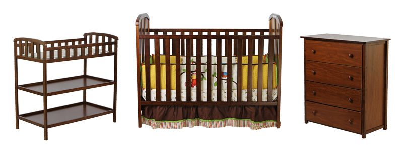 Dream on Me Dream On Me 3 Piece Infant Nursery Cherry