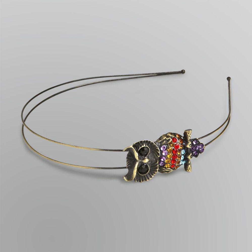 Bongo Critter Metal Headband - Owl
