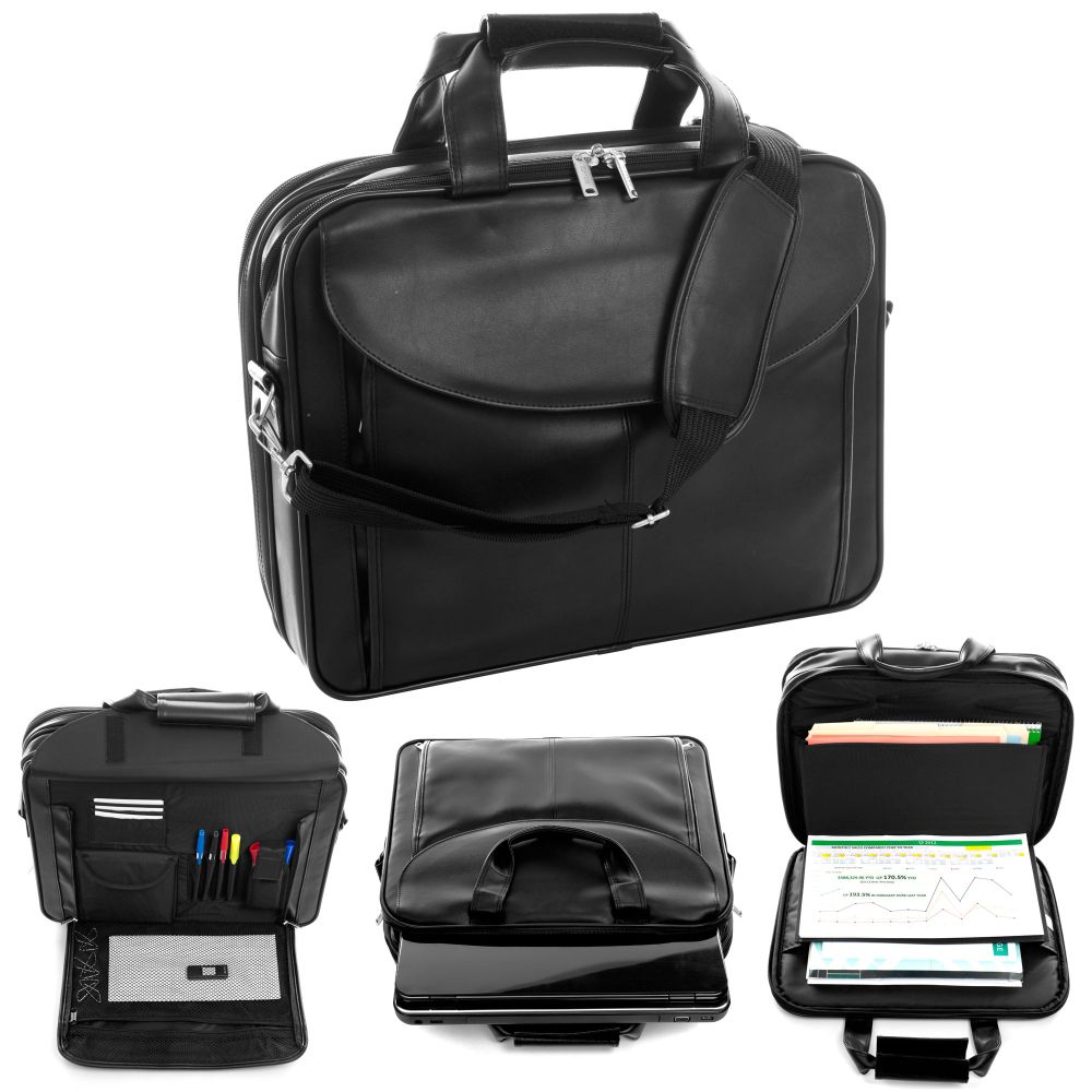Toppers 10 Compartment Executive Laptop Bag -