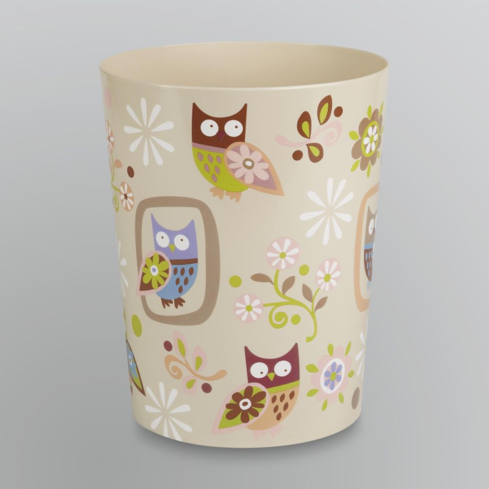 Essential Home Owl Plastic Waste Basket at Sears.com