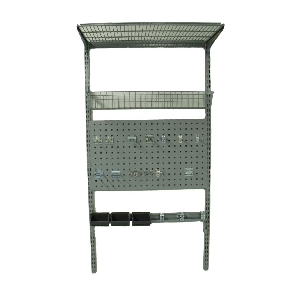Storability&nbsp; 33 In. L x 63 In. H Garage Wall Mount Storage System with